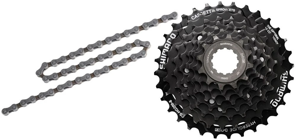 Shimano ALIVIO CN-HG40+CS-HG200 Kit De Desgaste De 8 Velocidades 8 Velocidades | Bike-Discount