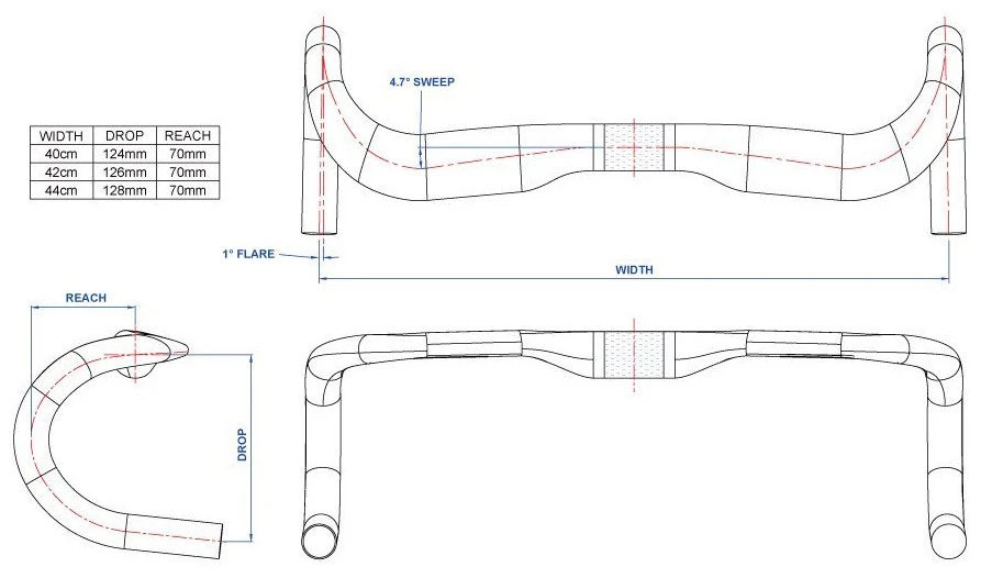Ritchey Manillar WCS Carbon Streem II Di2 31.8mm Manillar - 31.8 Aero | Bike-Discount - Imagen 4