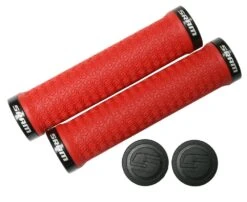 SRAM Puños De Bloqueo MTB Rojo Puños Lock-On | Bike-Discount