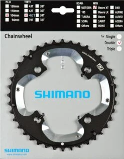 Shimano Plato XT Para FC-M785 40 Dientes (AJ) 10 Velocidades | Bike-Discount