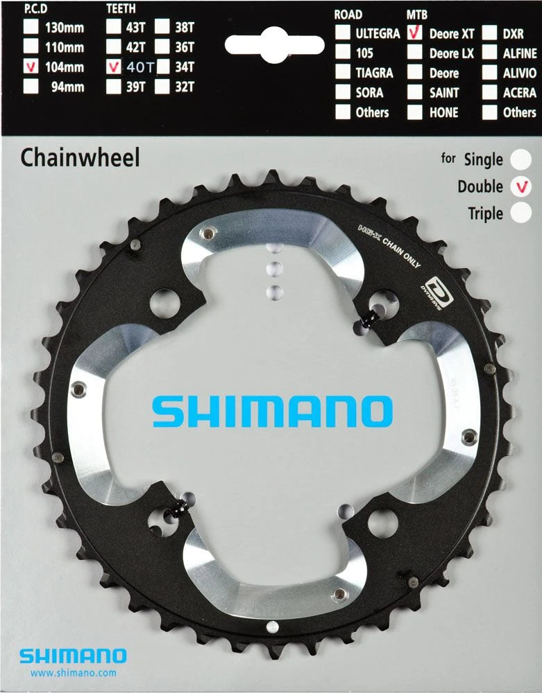 Shimano Plato XT Para FC-M785 40 Dientes (AJ) 10 Velocidades | Bike-Discount