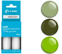 Cube Set De Barras De Retoque GREEN Glossy Accesorios | Bike-Discount
