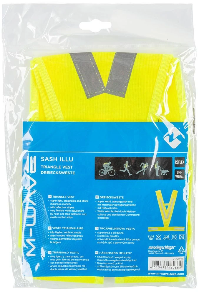 M-Wave Reflective Triangle Vest Chalecos | Bike-Discount - Imagen 2