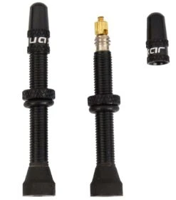 Quaxar Válvulas Sin Cámara De Aire Aluminio Universal Negro Tubeless - Vàlvular | Bike-Discount