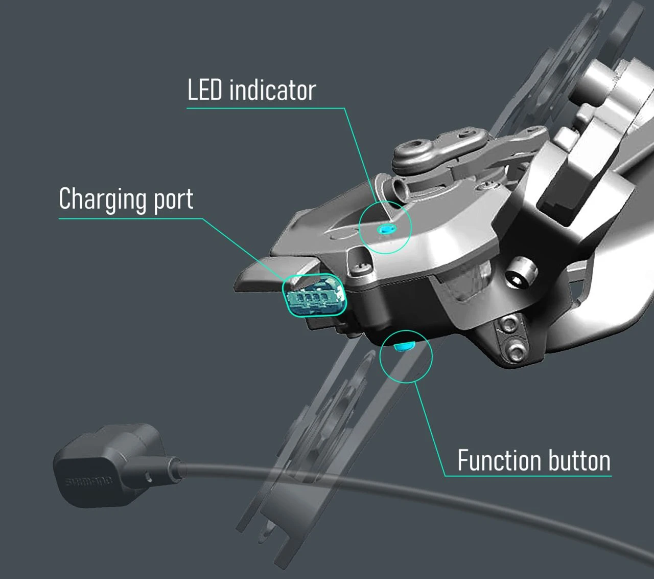 Shimano Cambio Trasero DURA ACE Di2 RD-R9250 De 12 Velocidades Cambio Trasero 12 Velocidades | Bike-Discount - Imagen 4