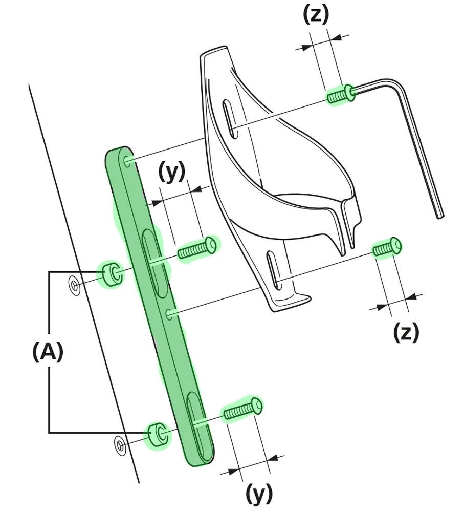 Shimano SM-BA01 Adaptador Para El Montaje Del Portabidón Accesorios Di2 | Bike-Discount - Imagen 2