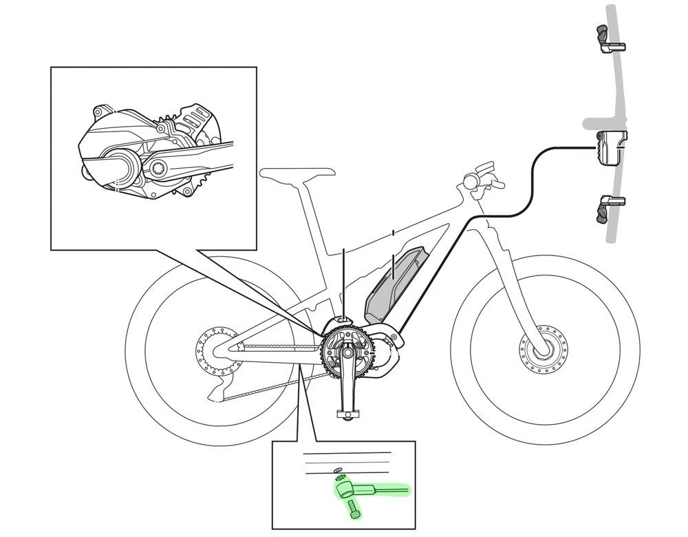 Shimano Sensor De Velocidad STEPS EW-SS300 Shimano System | Bike-Discount - Imagen 2