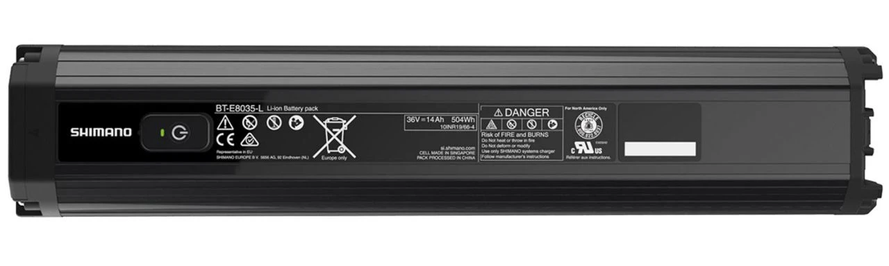 Shimano STEPS BT-E8035-L Batería De 504Wh Integrada Shimano System | Bike-Discount - Imagen 2