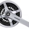 Shimano TOURNEY FC-TY501 Manivela Cuadrada De 6/7/8 Velocidades 42/34/24 Bielas 2/3 X 8-velocidades | Bike-Discount