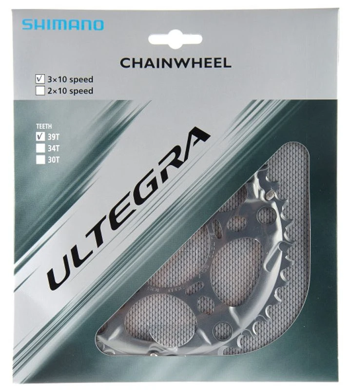 Shimano Plato ULTEGRA De 10 Velocidades Para FC-6703 39 Dientes (D) Plato 10 Velocidades | Bike-Discount