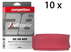 Vittoria Látex De Competición 25/28-622 Tubo De 48mm (10 Piezas) Cámaras 28" | Bike-Discount