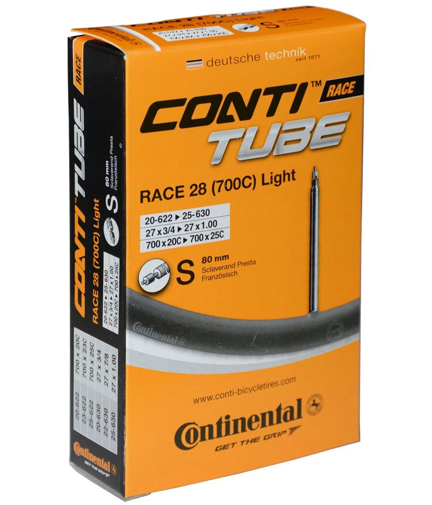 Continental Cámara Race 28 Light S80 Cámaras 28" | Bike-Discount