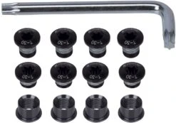 FSA Tornillos Para Platos Torx Negro (12 Piezas) Plato Accesorios | Bike-Discount